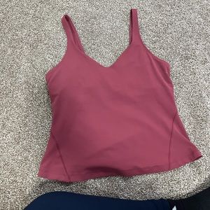 Lululemon Waist Length Align Tank Nulu* in Mulled Wine